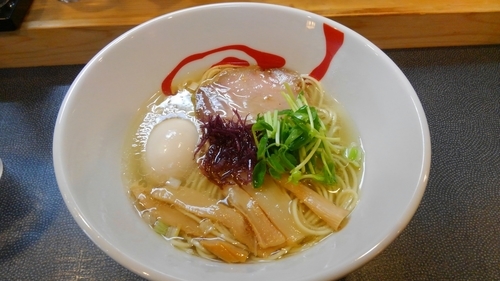 「味玉　塩中華そば」@中華そば ともゑの写真