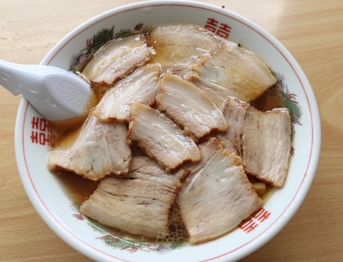 「肉そば」@古川農園の写真