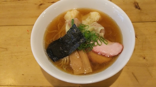 「特製ワンタン麺(Mix)(ワンタンハーフ)」@支那そば 大和 稲荷町本店の写真