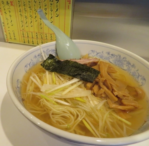 「塩＋葱＋メンマ」@唐桃軒の写真