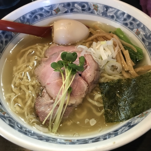 「豊穣清湯味玉塩ラーメン」@麺処 夏海の写真