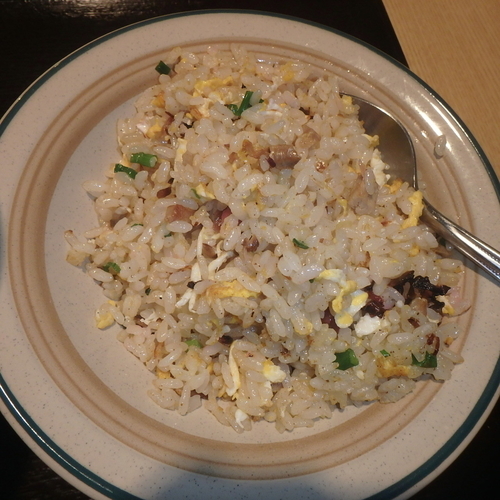 「半チャーハンセット(+300円)」@ラーメン小道の写真