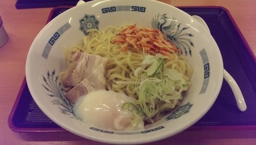「桜エビ汁なしラーメン、大盛」@日高屋 小田急マルシェ登戸店の写真