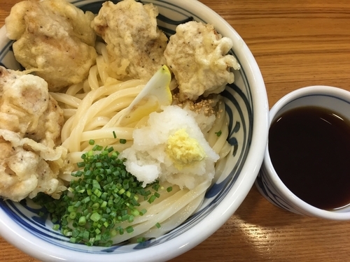 「かしわ天おろし：700円」@手打ちうどん 風月の写真