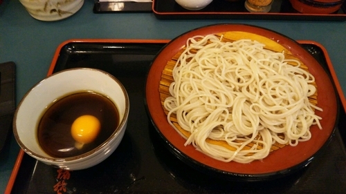 「もりそば＋玉子」@小諸そば 神保町店の写真