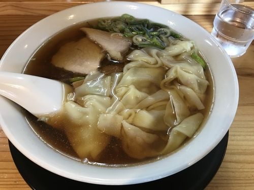 「ワンタン麺 650円」@志のぶ 支店の写真