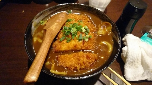「大人のカツカレーうどん　980円」@おおのやの写真