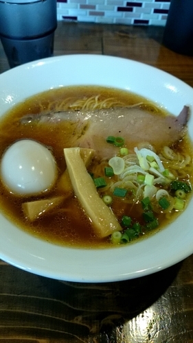 「味玉中華そば」@中華ソバ 煉虎の写真