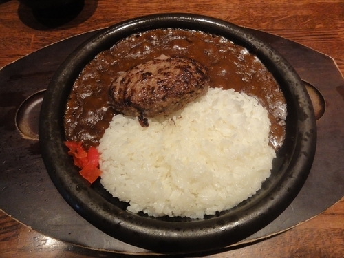 「ハンバーグカレー」@ふらんす亭 アルプラザ高槻店の写真