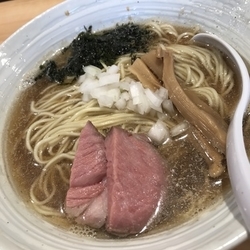 煮干しらぁ麺 800円 味付き味玉 200円