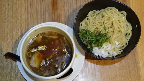 「鶏煮干しつけ麺【醤油】」@らぁ麺 つけ麺奉行 てっぺんの写真