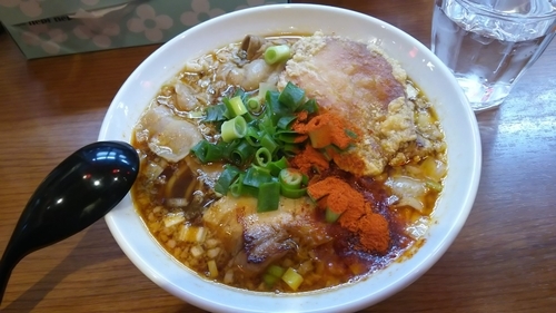 「辛口炙り肉そば「醤油」」@辛口炙り肉ソバ ひるドラ 鶴橋店の写真