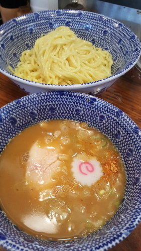 「鶏白湯つけ麺中盛」@つけ麺 大臣の写真