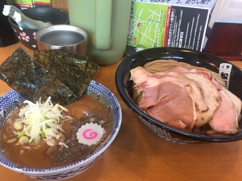 「特製つけ蕎麦大」@中華蕎麦 とみ田の写真