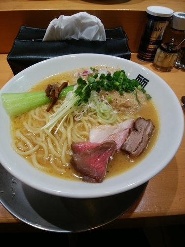 「鶏ホタテそば」@竹末東京プレミアムの写真