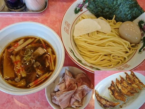 「つけそば￥800＋餃子￥350＝￥1150」@カッパラーメンセンターの写真