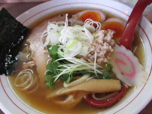 「味玉佐野らーめん+かえ玉　「780円+100円」」@佐野らーめん 利休の写真