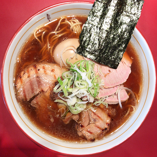 「チャーシューメン（ミックス）醤油＋味たまご」@戸越らーめん えにしの写真