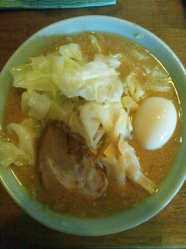 「みそ（味玉トッピング）」@めんりゅうの写真