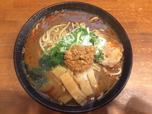 「肉入り味噌ラーメン」@麺や 蒼輝 AOIKAGAYAKIの写真