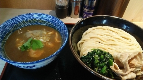 「鶴嶺峰つけ麺 幕内(並盛り) 250g 750円」@らー麺土俵 鶴嶺峰の写真