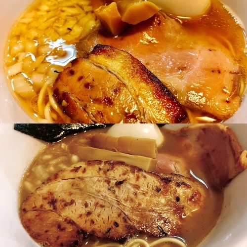 「☆特製らーめんと限定煮干し清湯 塩☆」@いのうえの写真