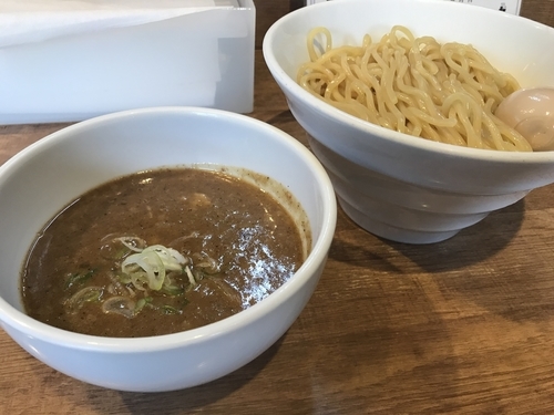 「味玉濃厚ニボつけ麺」@煮干しそば 虎空の写真