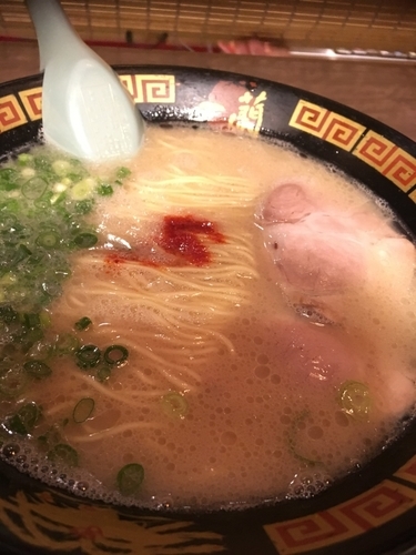 「とんこつラーメン」@一蘭 越谷イオンレイクタウン店の写真