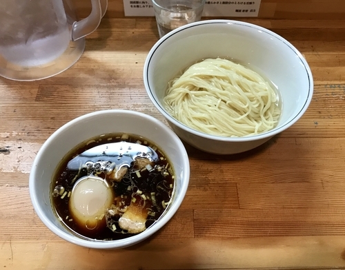 「味玉醤油つけ麺」@麺屋 彩香の写真