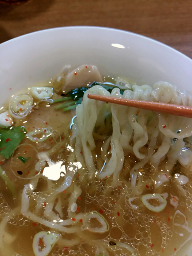 「塩つけ麺　850円」@らぁめん山と樹の写真
