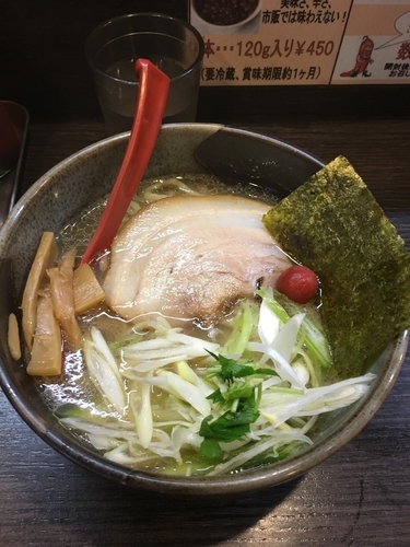 「帆立とあさりの濃厚清湯ラーメン780円+大盛無料」@つけめん 眞司 其のニの写真