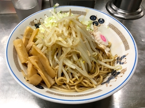 「油そば 大盛」@中華そば みたかの写真