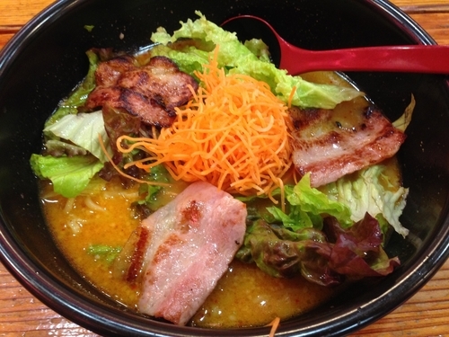 「ベーコンスパイシー　￥６７０」@麺’s アピタ北方店の写真