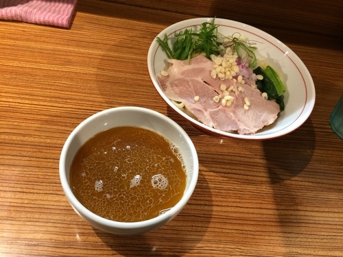 「海老塩つけそば（限定）」@niboの写真