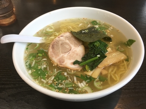 「大葉塩ラーメン ¥610」@南京亭 狭山ヶ丘店の写真
