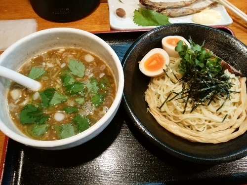 「塩煮干しそば（つけ麺ver・細麺）」@麺屋 鶏口の写真