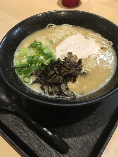 「鶏そば(こってり 麺カタ)+FB味玉」@鶏そば壽の写真