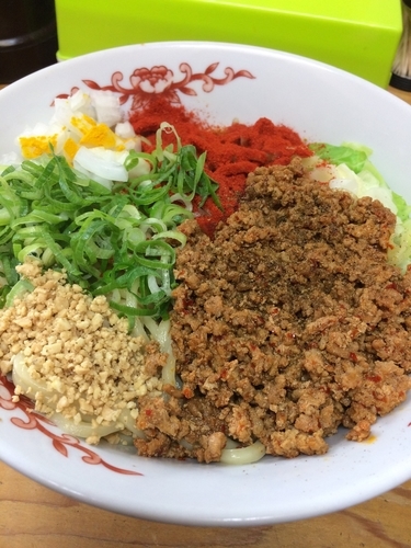 「カレー汁なし」@自家製麺 てんかの写真