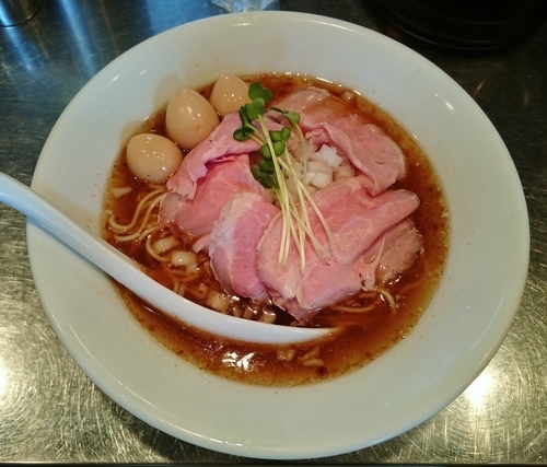 「冷やしカレー煮干清湯　850円」@さんじの写真