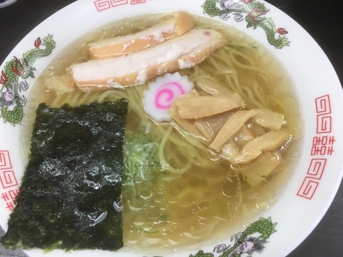 「しおら〜めん500円」@宝そばの写真