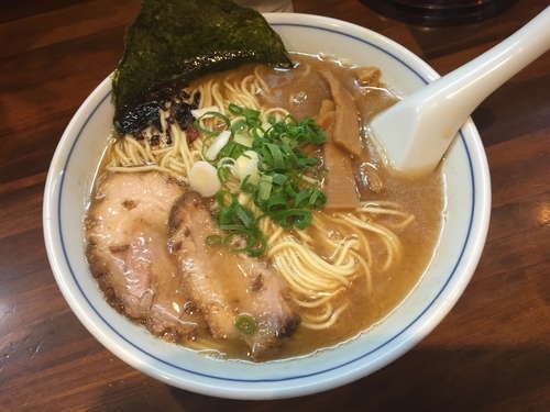 「中華そば大盛（¥750+¥120）」@中華そば むらさき山の写真