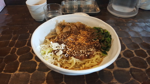 「坦々まぜそば」@油そば 油虎の写真