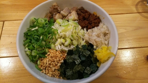 「天地まぜそば」@活龍まぜそば専門 天地の写真