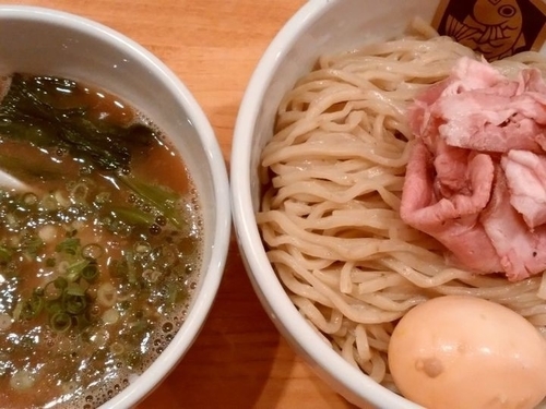 「味玉濃厚真鯛つけ麺（大盛）」@真鯛らーめん 麺魚の写真