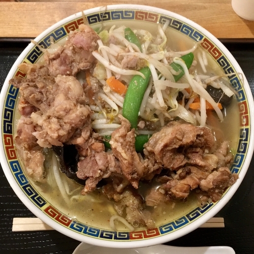 「【限定】豚野菜タン麺790円」@丹行味素 北新横浜本店の写真