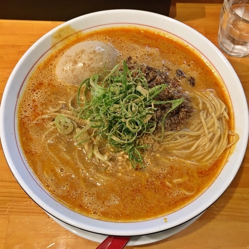 「担担麺￥８５０＋大盛￥１００＋味玉￥１００」@麺庵ちとせの写真