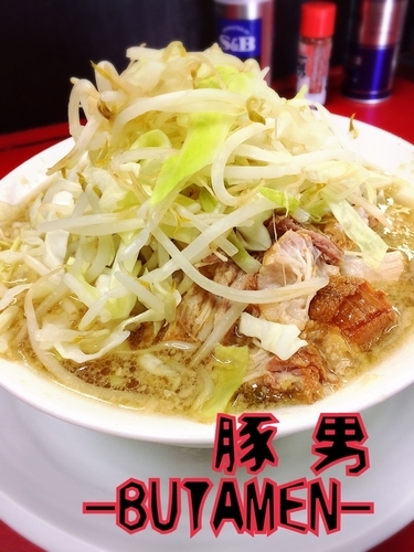「小ラーメン￥730＋ほぐし￥50」@豚男 -BUTAMEN-の写真
