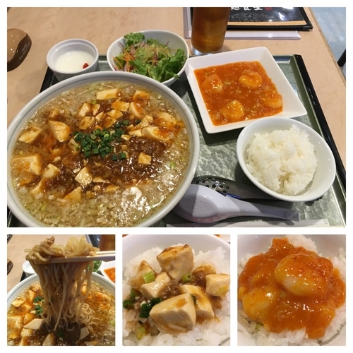 「ディナー限定 お得で嬉しいセットメニュー 1280円」@中華 麺食堂 近江の写真