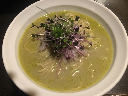 「浅利潮そばの冷やし」@灰汁中華 丿貫 福富町本店の写真