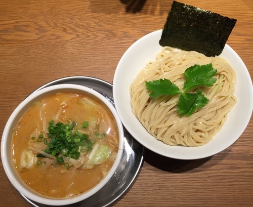 「辛味噌つけ麺830円」@中華そば 二階堂の写真